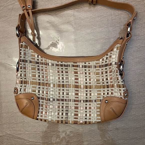 The Sak, fabric weave and leather purse, extra clean condition. - Picture 2 of 13